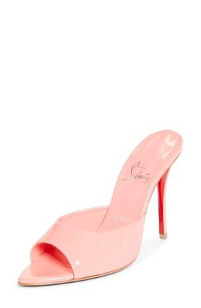 Christian Louboutin Miss Z Pointed Toe Sandal in Grapefruit at Nordstrom, Size 10.5Us