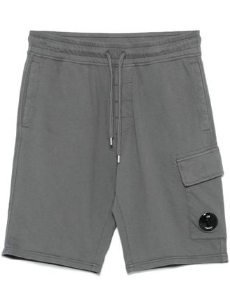 C.P. Company Lens-detailed track shorts - Grey