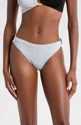 Cleonie Ripple Bikini Bottoms in Noir Cloud at Nordstrom Rack, Size X-Small/small
