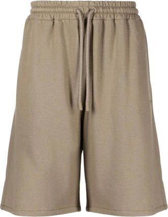 Off-white Mens Off-White Off Stitch Skate Sweatshorts Beige - Tan - Size: 32/30/31