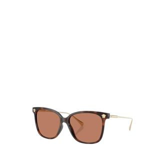 Versace Sunglasses, female, Brown, Size: 57 MM Sunglasses