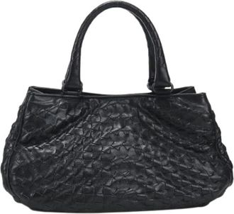 Bottega Veneta Pre-owned Handbags, female, Black, Size: ONE SIZE Pre-owned Vintage Handbag