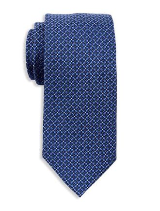 Haggar Big & Tall Morton Geometric Tie in Navy at Nordstrom, Size X-Large