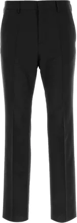 Valentino Garavani Suit Trousers, male, Black, Size: XL Wool Blend Pant