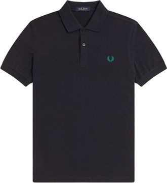 Fred Perry Hombre, Camisetas, Azul, Talla: L