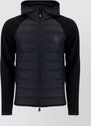 Moncler fleece turtleneck zip jacket