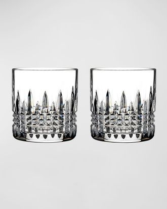 Waterford Lismore Diamond Straight Sided Tumblers 6 oz., Set of 2