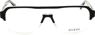 Guess GU50093 Rectangular Acetate Eyeglasses - Black