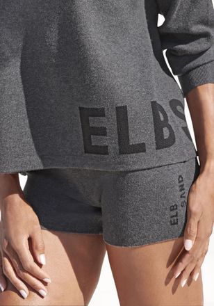 Elbsand Strickhose ELBSAND, Damen, Gr. 32/34, N-Gr, grau (anthrazit), Feinstrick, Obermaterial: 50% Viskose, 28% Polyester, 22% Nylon, meliert, unifarben, beq