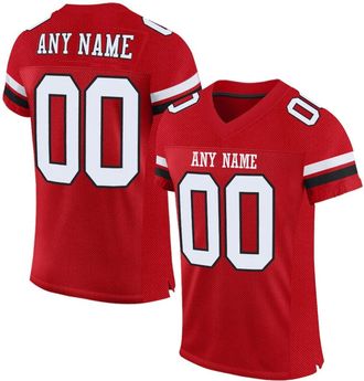 Generic American Football Custom Jersey for Men Women Youth Personalised Name Number Team Name Logo Jerseys Customise Sports T-Shirts Quick Dry Rugby Uniform 