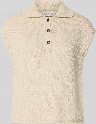 Marc O'Polo Relaxed Fit Pullover aus Baumwoll-Mix in Stein, Gr&ouml;&szlig;e XXL