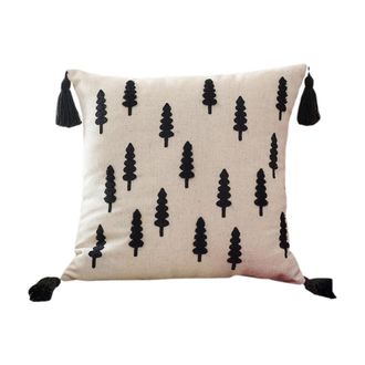 OEM Funda De Coj&iacute;n Bordada Con Forma De &Aacute;rbol De Navidad, Materiales: 45 Cm