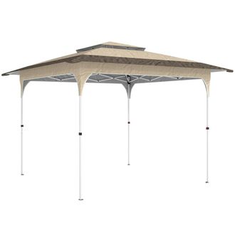 OUTSUNNY Carpa plegable 352x352x278 cm caqui