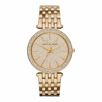 Michael Kors Gold Lady Quartz Horloge van RVS - Dames - Horloges - Geel - ONE Size - Accessoires