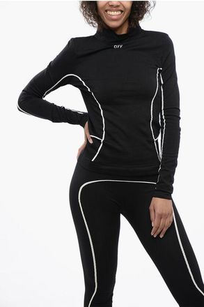 Off-white Long Sleeved Seamless Active Top size S/M