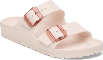 Birkenstock Arizona Sandal Womens Pink Stealth Buckle 2-Strap VER285