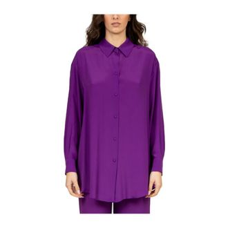 Momoni Mujer, Blusas y Camisas, P&uacute;rpura, Talla: L