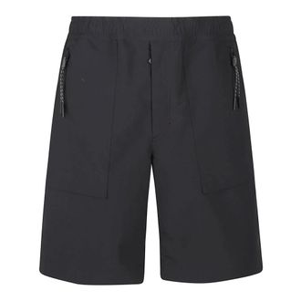Moncler Casual Shorts, male, Black, Size: S Bermuda Shorts