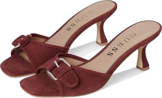 Guess Dista Womens Sandals Dark Red : 6.5 M, Faux Leather/Textile