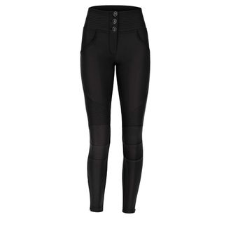 Freddy Leggings FREDDY Leggings WRUP4MF213, Damen, Gr. S, EURO, schwarz, Obermaterial: 85% Polyester PES. 15% Elasthan EL., Hosen Leggings