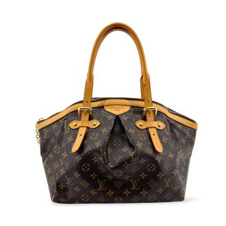 Louis Vuitton Tivoli Monogram Canvas Brown Canvas Handbag (Pre-Owned)