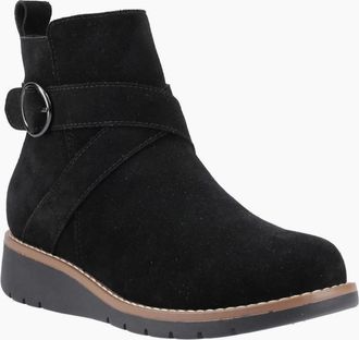 Hush Puppies Womens Lyra Womens Buckle Boots - Black - Size: 7