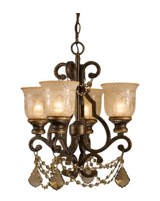 Crystorama Norwalk 4-Light Mini Chandelier