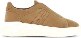 Hogan H580 Slip-On - Heren - Sneakers - Beige - 41 EU - Su&egrave;de - Schoenen