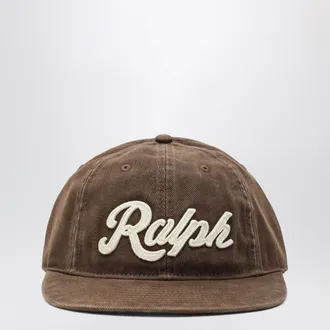 Polo Ralph Lauren Cappello da baseball marrone con logo