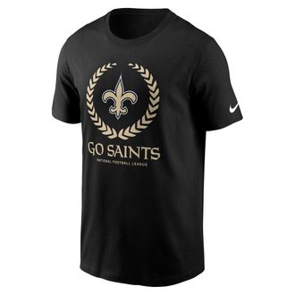 Nike New Orleans Saints Local Essential Nike Mens NFL T-Shirt in Black | N19900A7W-7MT