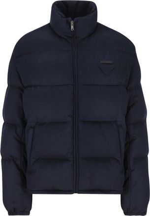 Prada padded down jacket - Blue