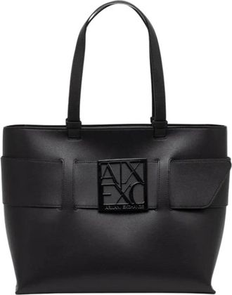 A|X Armani Exchange Tote Bags - Dames - Shoppers - Zwart - ONE Size - Tassen