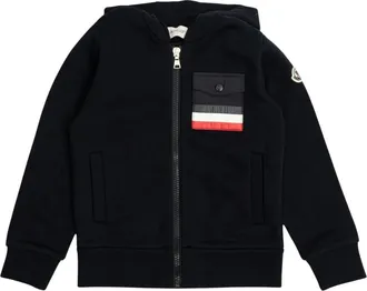 Moncler Navy Zip Up Top