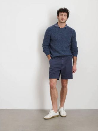 Alex Mill Pull On Cotton Short In Navy