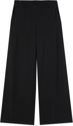 Oltre Dames, Broeken, Zwart, Maat: XS Linnen