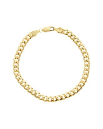 Italian Gold, Inc 14K 5.2Mm Semi-Solid Miami Cuban Bracelet