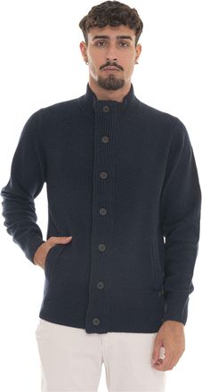 Barbour Cappotto in lana Blu Barbour Uomo