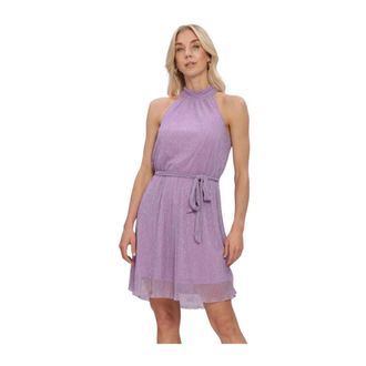 Freebird by Steven Divya Lurex Jurk - Dames - Jurken - Paars - Maat: L Leer