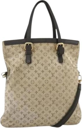 Louis Vuitton Pre-owned Tote Bags, female, Beige, Size: ONE SIZE Pre-owned Vintage Monogram Mini Canvas Tote Bag