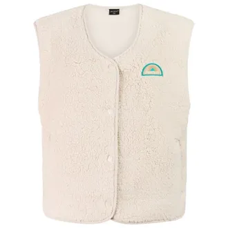 Protest PRTTosha Outdoor Bodywarmer Fleecegilet f&uuml;r Damen | wei&szlig;/beige