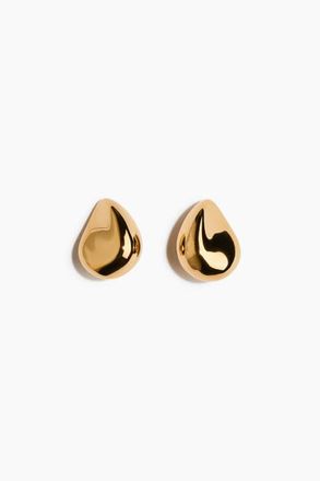 H&M Waterproof Droplet Earrings in Gold-Colored at Nordstrom