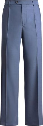 Etro Pantaloni dritti in lana - Blu