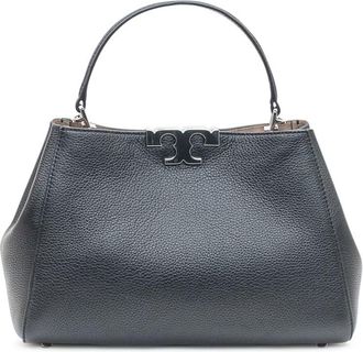 Tory Burch Tory Burch Eleanor Pebbled Medium Black Bag