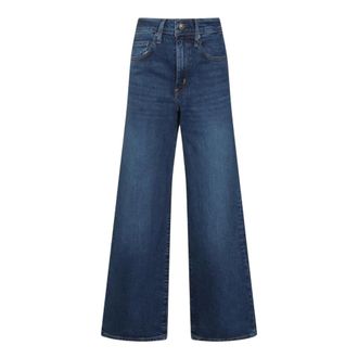 Levi's 728 High-Rise Wide-Leg Jeans - Dames - Jeans - Blauw - Maat: W29 L32 Katoen