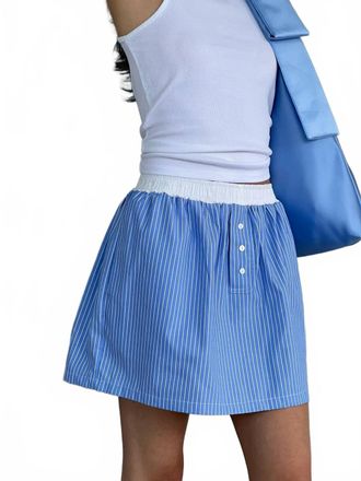A Bronze Age Boxer Skirt In Porter Stripe