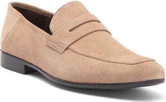 Blake McKay Sawyer Penny Loafer in Sand Suede at Nordstrom, Size 10.5