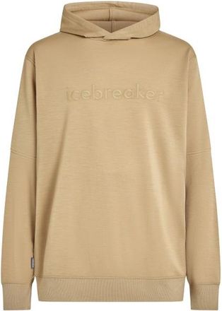 Icebreaker Merino 360 Realfleece Elemental L/S Hoodie Merinohoodie f&uuml;r Herren | beige