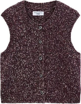 Marc O'Polo Gilet in maglia - - Jackets - Donna - Rosso - L