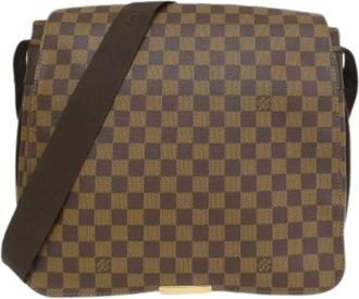 Louis Vuitton Pre-owned Cross Body Bags, male, Brown, Size: ONE SIZE Pre-owned Bastille Damier Shoulder Bag
