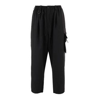 Yohji Yamamoto Uomo, Pantaloni, Nero, M, new